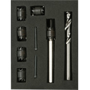 Сверла по металлу для высверливания точечной сварки, набор 9пр.  ...YATO YT-28920