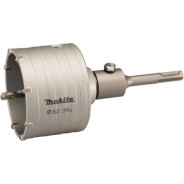 Коронка ударная SDS-Plus 82 мм HM M22 + адаптер и центр. сверло  MAKITA D-74027