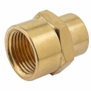 Соединитель резьбовой внутр. резьба 3/8" x 1/4"  Forsage F-FF06/04