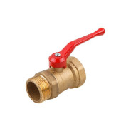 Кран шаровый 1/2" стандарт наружная-внутренняя резьба ручка PN1.6 МПа, 11Б27п7  ...Цветлит ЦРБ0059