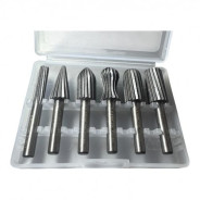 Шарошки металлические для обработки металла 13мм, набор 6 предметов  ...H-D HD-61711