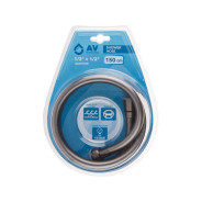 Шланг душевой, PVC, 1/2" г-г 150 см, графит  AV Engineering AVSSS-114