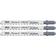 Полотна для электролобзика по дереву, 3 шт. T101B, 75 х 2.5мм, HCS  ...Matrix 78201