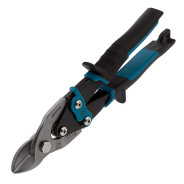 Ножницы по металлу "PIRANHA", 230мм, прямой усил.рез (BULLDOG), сталь-СrMo, двухкомп.рук-к...Gross 78327