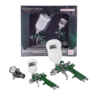 Набор покрасочный R8826 3пр.: краскораспылитель с верхним бачком H-2000, краскораспылитель с верхним...Rock FORCE RF-R8826 (H-2000, H-827-2V)