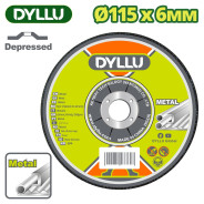 Круг шлифовальный 115x6,0x22,2 мм по металлу  DYLLU DTAC1347