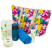 Набор Алоэ и Зеленый чай(термосумка LT-BB2.крем для тела.крем бальзам для рук.гель для душа.термокру...La & Te beaute LT-21Bag