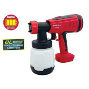 Аккумуляторный краскораспылитель CPS 1808 в кор. ALL1 (18В, без АКБ и ЗУ, БЕСЩЕТ.ДВИГ., 1000мл/мин, ...WORTEX 333263