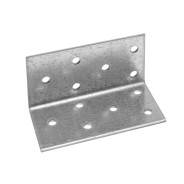 Уголок крепежный равносторонний 80х40x40 mm KUR белый цинк  STARFIX SMP-26236-1