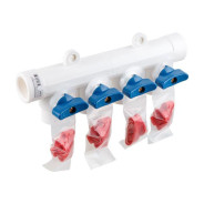 Коллектор с шаровым краном универсальный PPR 25х20/4, RTP  РосТурПласт 28200