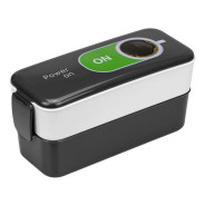 Контейнер для обеда (0.5+0.5л) - кофе  IDEA М1233