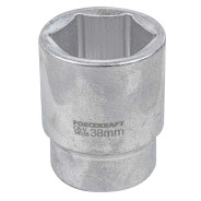 Головка 38мм 1" 6гр.  FORCEKRAFT FK-58538