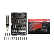 Отвертка ударная с набором бит и адаптерами, 17 пр. SL, PH, TORX, PZ, HEX  ...FORCEKRAFT FK-5171