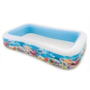 Надувной бассейн Морская жизнь, 305х183х56 см, (от 6 лет)  INTEX 58485NP