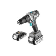 Дрель-шуруповерт ударная аккумуляторная, 18В, 2АКБ 4,0 А/ч, 1500 об.мин, 70 Нм,  TESLA TCD18HD...Tesla 840374