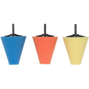 Набор полировочных губок для колес 30-75мм (3шт)  YATO YT-47945