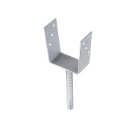 Основание столба анкерное тип U 120х325x120 мм,  STARFIX SMP-34327-1