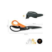 Ножницы универсальные Cuts+More  FISKARS 1000809