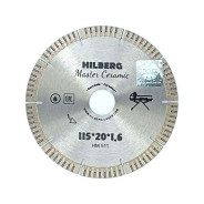 Алмазный круг 115х20 мм по керамике сегмент.ультратонкий Master Ceramic  (для плиткорезов)  ...HILBERG HM511