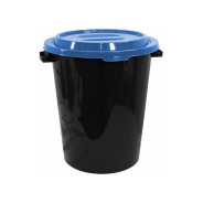 Бак с крышкой 40л (синий)  IDEA М2392