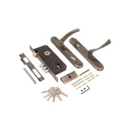 Замок врезной с/руч АЛЛЮР 0203 AB ст.бронза  УЗК 1014