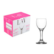 Набор рюмок, 6 шт., 55 мл, серия Misket  LAV LV-MIS509F