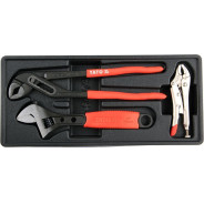 Набор губцевого инструмента в футляре (набор 3шт)  YATO YT-55473