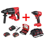 Аккумуляторный перфоратор  CRH 1824-2 в кор. ALL1 + АКЦИЯ, 41 пр.  ...WORTEX CRH182420029А3
