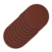 Круг абразивный на ворсовой подложке под "липучку", P 600, 125 mm, 10 шт.  ...Сибртех 738767