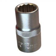 Головка торцевая 1/2" 12гр. 13мм, L38 мм, CrV  H-D HD-1275