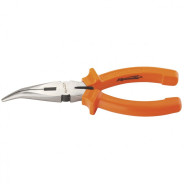 Длинногубцы изогнутые Classic, 160 mm, шлифованные, пластмассовые рукоятки  ...Sparta 17411