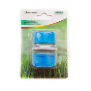 Зажимная муфта-соединитель, для двух поливочных шлангов 1/2" (12 мм.)  ...UNITRAUM UN-1106