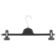 Вешалка брючная №2Р, пластмассовая, черная, 370х8х170  ЛИТОПЛАСТ 433000160