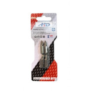 Биты крестообразные PH1х25мм 1/4" S2 (4шт)   H-D HD-77871
