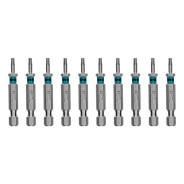 Бита Torx 10х50мм, сталь S2, шестигр., 10 шт. GROSS Gross 114068