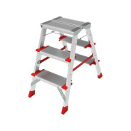 Лестница-стремянка алюм. двухст., 67см, 3 ступ., 4.9кг, NV 3127 (Макс. нагрузка - 225 кг.)  ...Новая Высота 3127203
