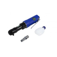 Пневмотрещотка с прорезиненной рукояткой 36Нм, 1/4''(потребление 77л/мин, 240 об/мин, L-200мм,6.3Bar...Forsage F-RP7414