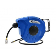 Шланг PVC пневматический d8.0mmх10м 8 бар с быстросъемными соединениями на автоматической катушке  ...GEKO G03190