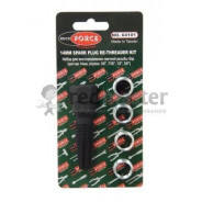 Набор для восстановления свечной резьбы 5пр. (метчик 14мм, втулки: 3/8", 7/16", 1/2",...Rock FORCE RF-64101