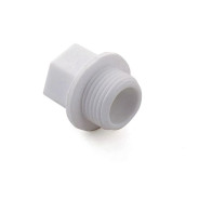 Заглушка резьбовая ПП 3/4" PN 25, белый  РосТурПласт 10556