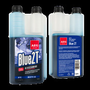 Масло для 2-х тактных двигателей  Semi Synthetic 2T Motor Oil API TC Масло 2Т п/с Дозатор (1л)...AEG 