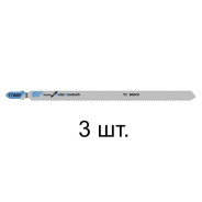Пилка лобз. по сэндвич-панелям T718BF (3 шт.) (пропил прямой, тонкий,)  ...BOSCH 2608636335