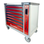 Тележка инструментальная 7-и полочная с набором инструментов 276пр  -Huttenberg ...FORCEKRAFT 9A