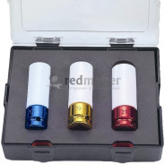 Набор головок ударных 1/2", 3 пр. (17-21мм) L-85 мм  Force K4032