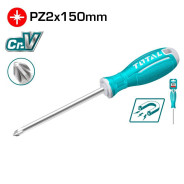 Oтвертка крестовая PZ2 150mm  TOTAL TSDRSPZ2150