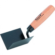 Кельма угловая, 80 х 60 х 60 мм, стальная, для внутренних углов, буковая ручка  ...Сибртех 86307