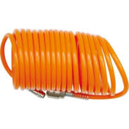 Шланг спиральный для воздуха с фитингами 5х8мм  5м (PU)  VOREL 81500