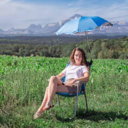 Кресло складное для кемпинга в комплекте с зонтом(54х45х85см, в слож. виде 80х54см, ? трубы корпуса ...KINGTUL KT-SP-131Z