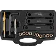 Набор для восстановления резьбы суппорта для FORD/OPEL/VAG (16пр.)  ...YATO YT-17700