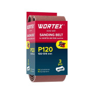 Шлифлента 100x914 мм P120 бесконечная 3 шт. для станка GM 1528  WORTEX 1325976